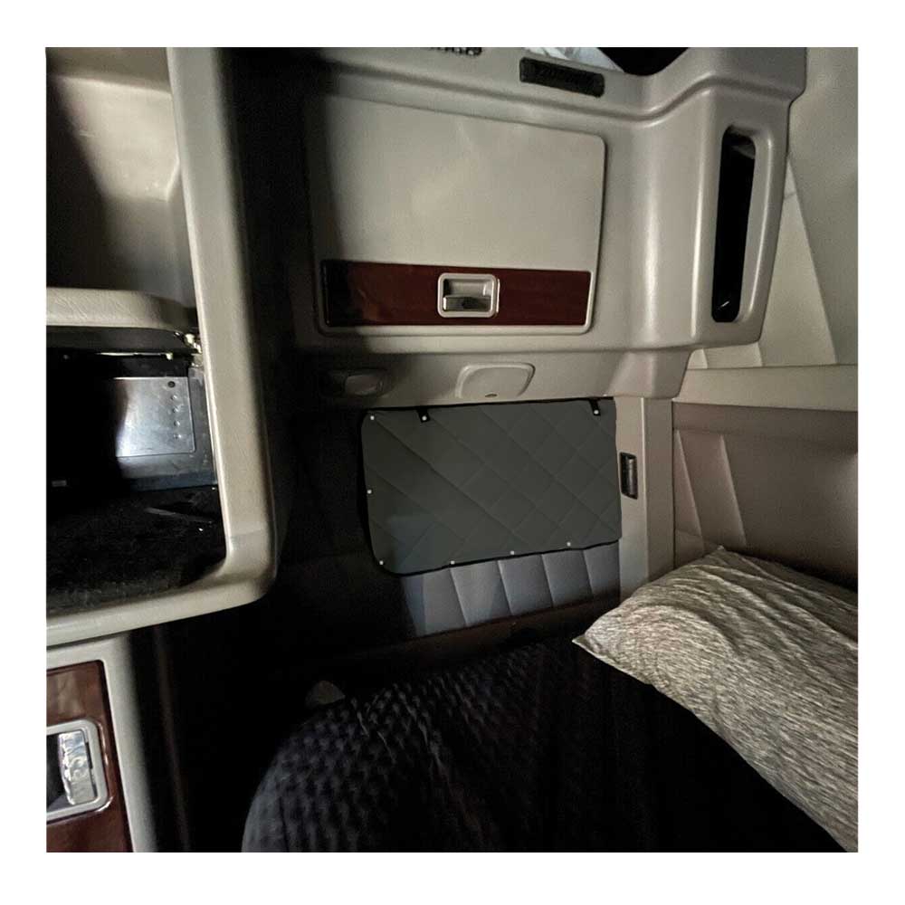 Peterbilt 330, 335, 337, 348 ZenEclipse Lower Bunk Window Cover PS - Black - Image 3