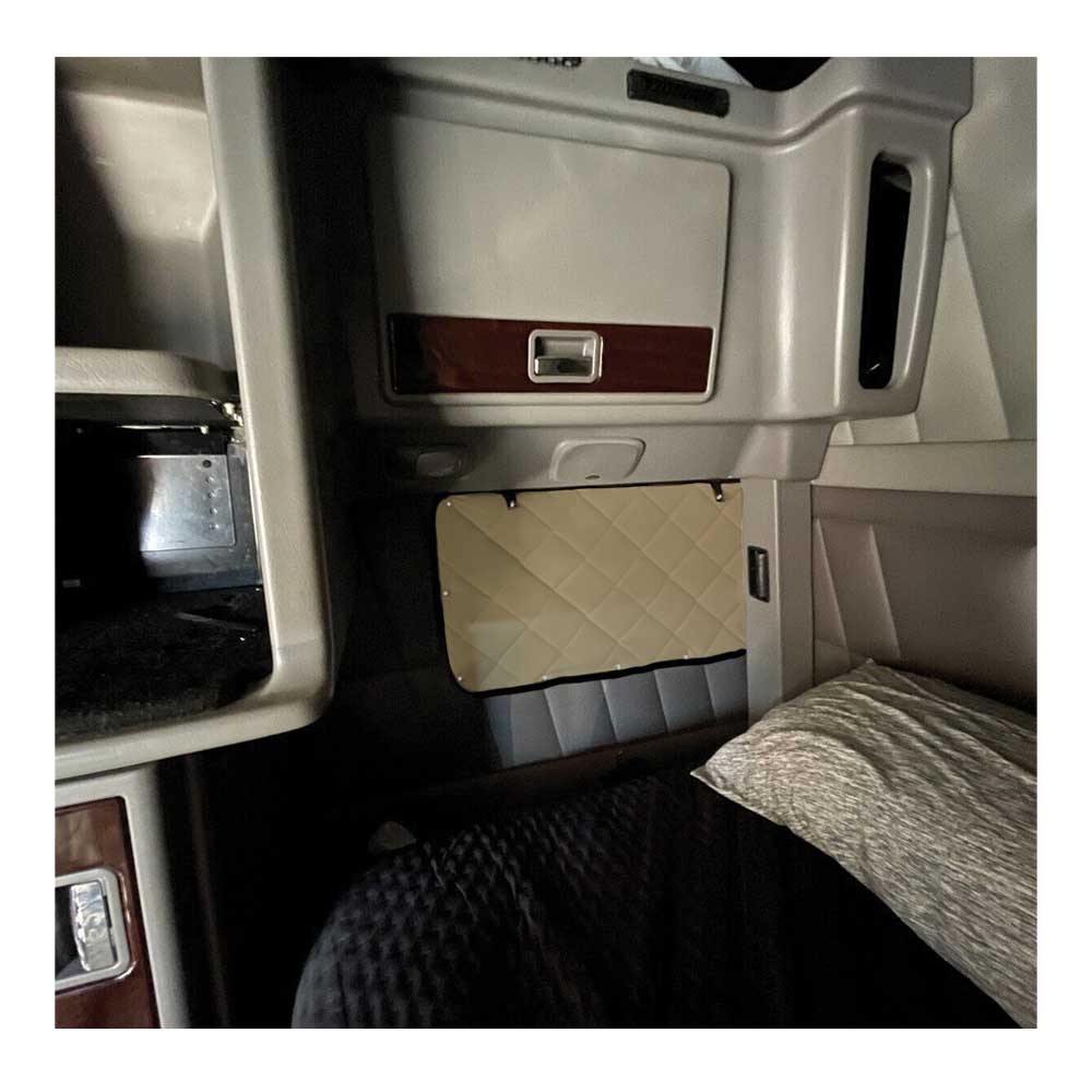 Peterbilt 330, 335, 337, 348 ZenEclipse Lower Bunk Window Cover PS - Tan - Image 3
