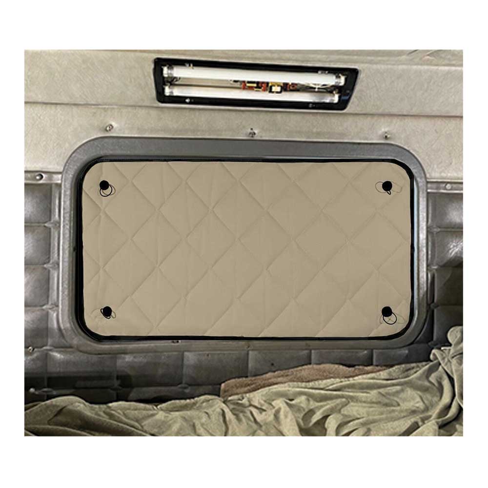 Peterbilt 330, 335, 337, 348 ZenEclipse Rear Window Cover - Tan - Image 3