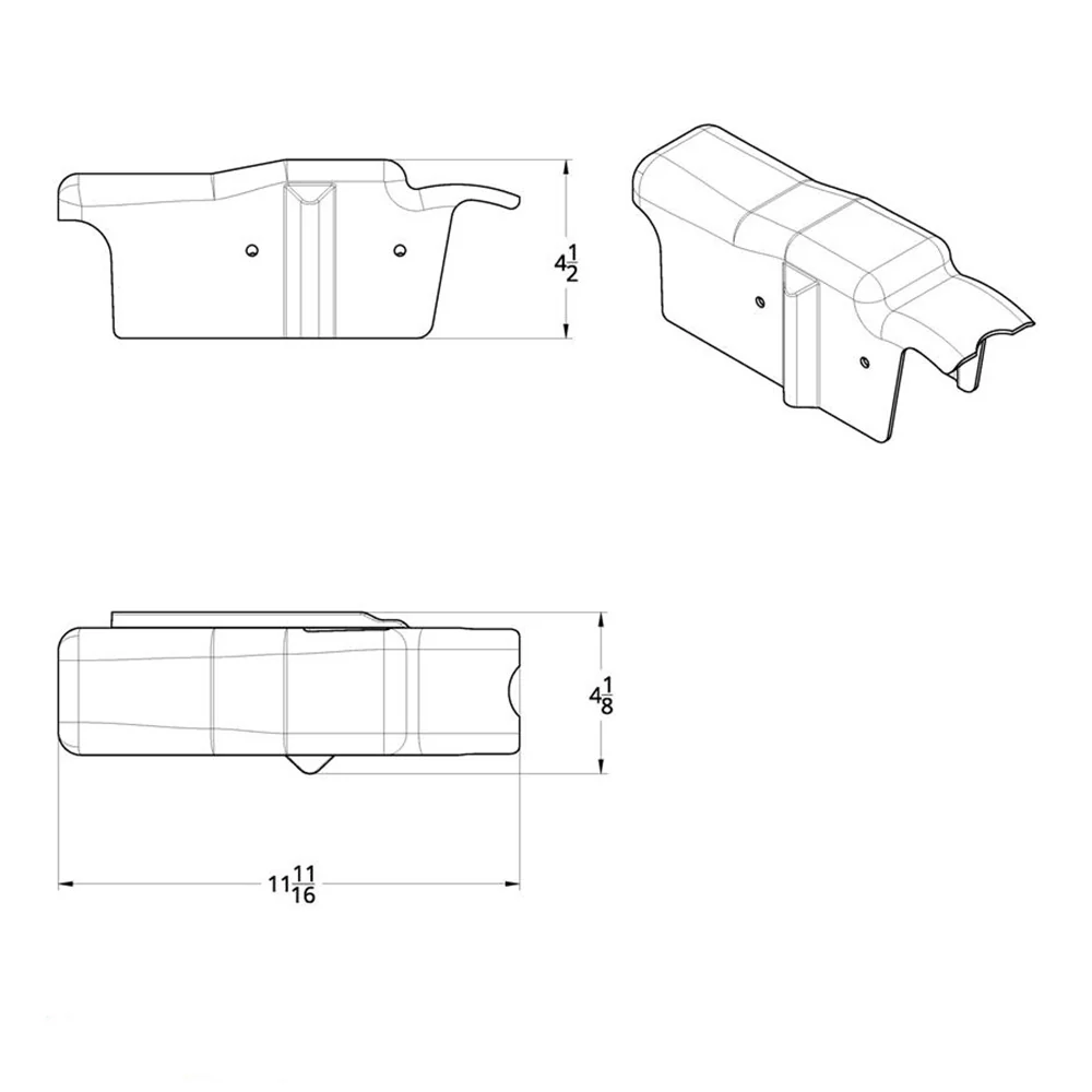 Peterbilt 330, 335, 378, 379 Mid Steering Column Cover - Image 7
