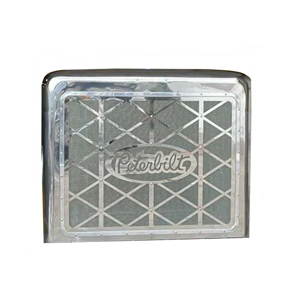 Peterbilt 337, 355, 357, 379 Short Hood Diamond Logo Grill with Logo