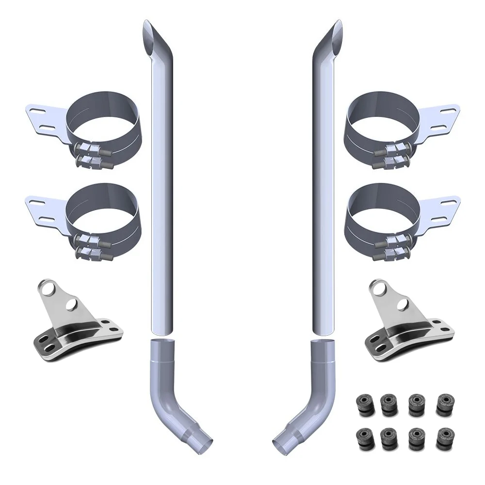 Peterbilt 359, 379, 389 6" x 108" Boilermaker Exhaust Kit