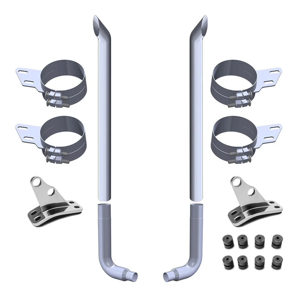 Peterbilt 359, 379, 389 7" x 108" Boilermaker Exhaust Kit