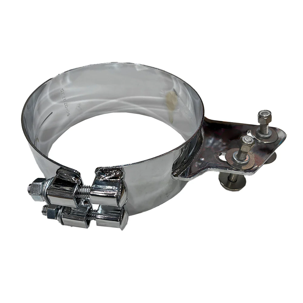 Peterbilt 359, 379 Chrome 7" Angle Bracket Clamp