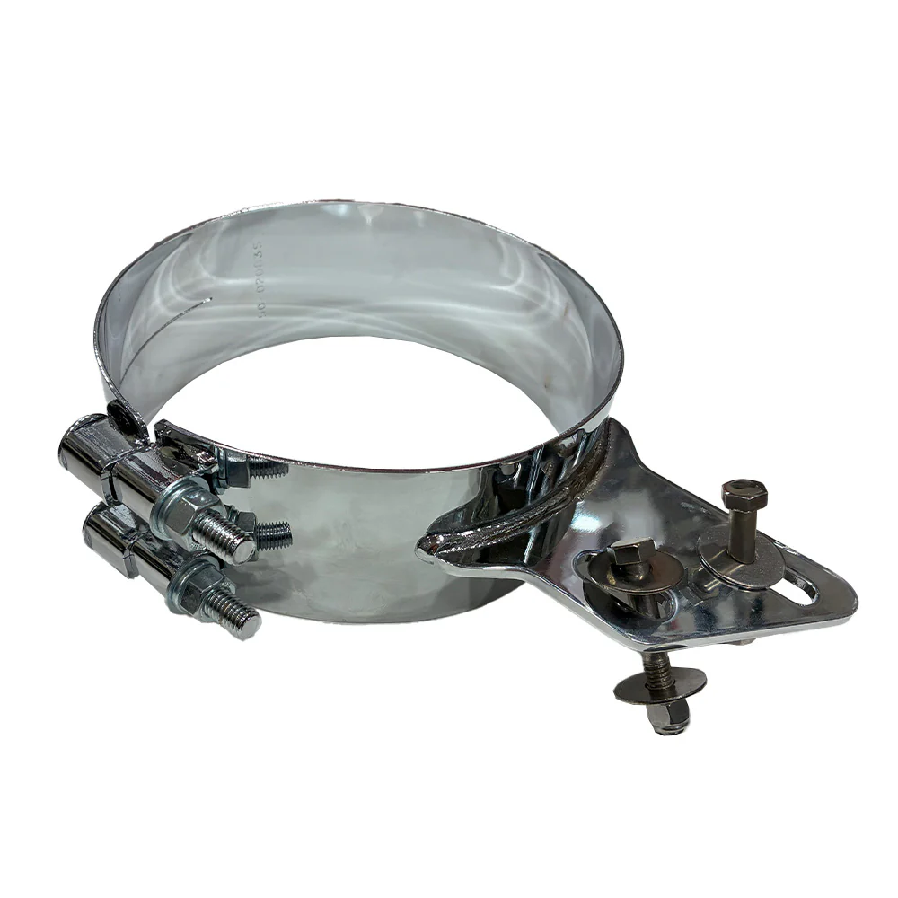Peterbilt 359, 379 Chrome 8" Angle Bracket Clamp