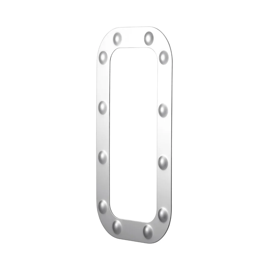Peterbilt 359, 379 Stainless Steel Dimpled Cowl Surround Vent Trim - Image 3