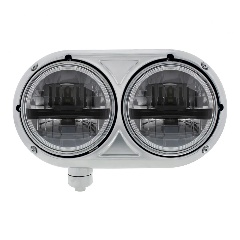 Peterbilt 359 Blackout Dual Bulb Headlight