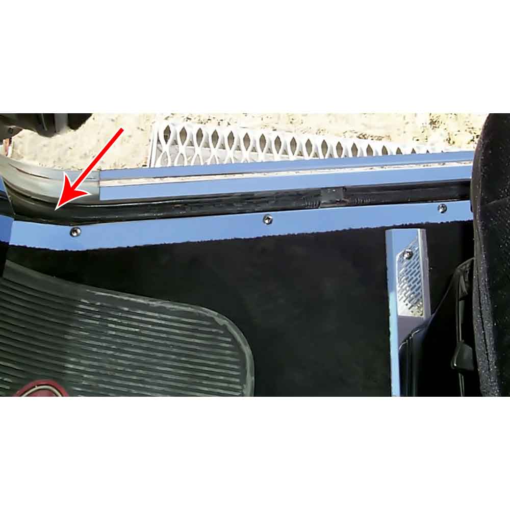 Peterbilt 359 Cab Door to Carpet Transition