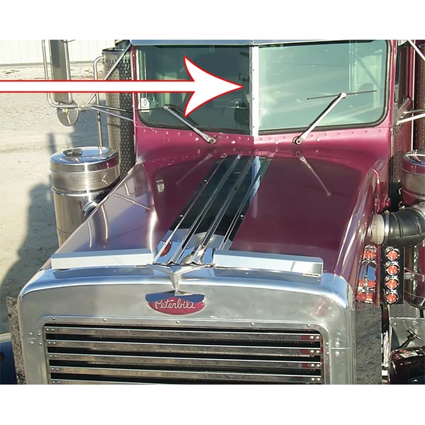 Peterbilt 359 Exterior Windshield Post Trim