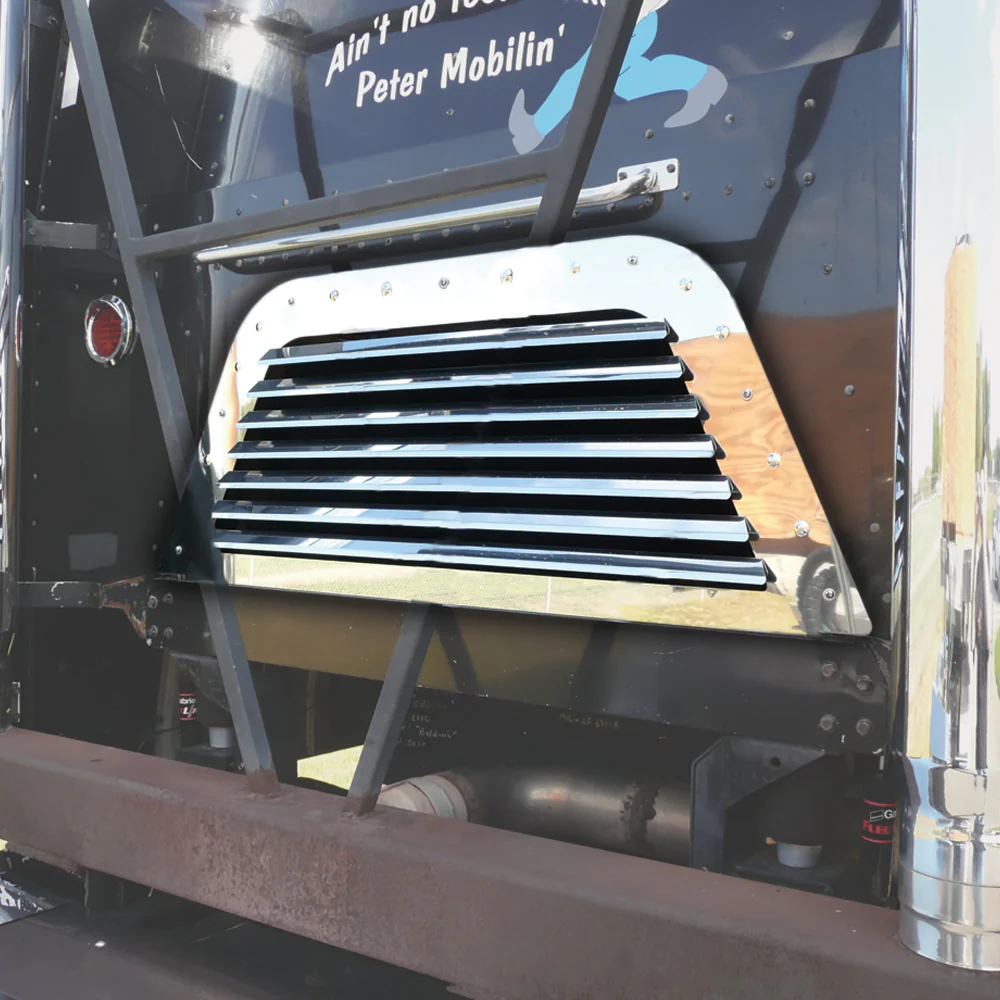 Peterbilt 362 Louvered Rear Grill Bar Kit