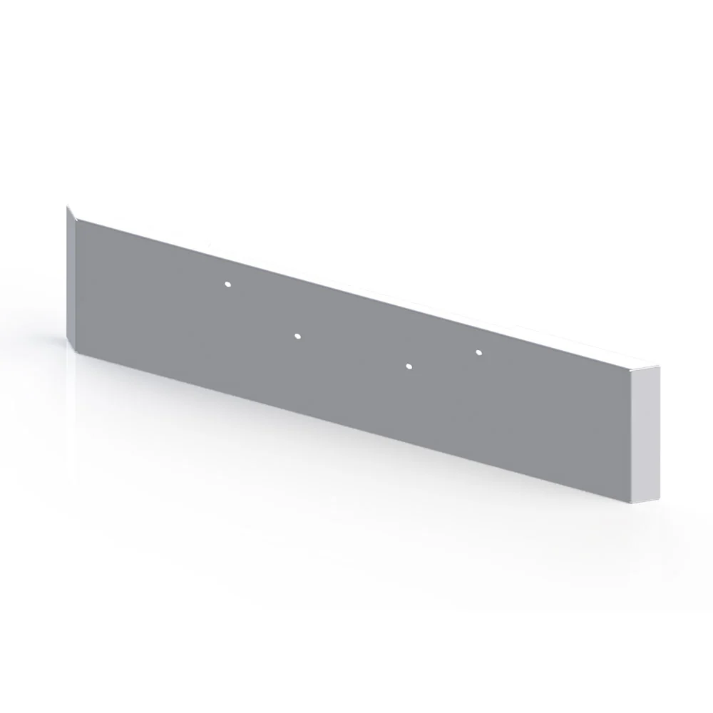 Peterbilt 365, 367, 388, 389, 567, Kenworth W990 22" Mitered End Chrome Plated Carbon Steel Bumper