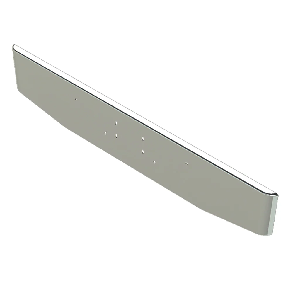 Peterbilt 365, 388, 389 16" Stainless Steel Tapered Bumper - Image 2