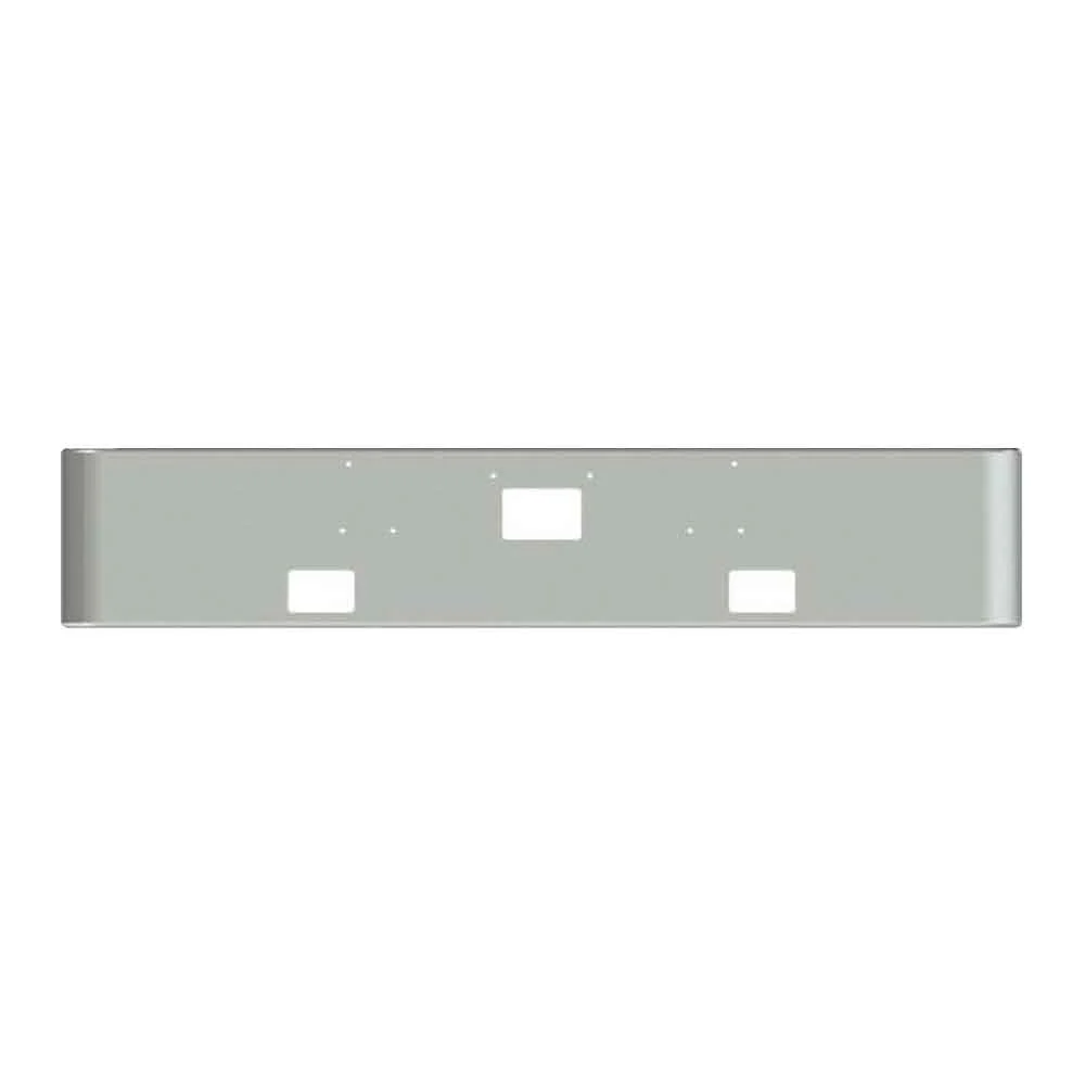 Peterbilt 378 379 16" Stainless Steel Texas Square Bumper