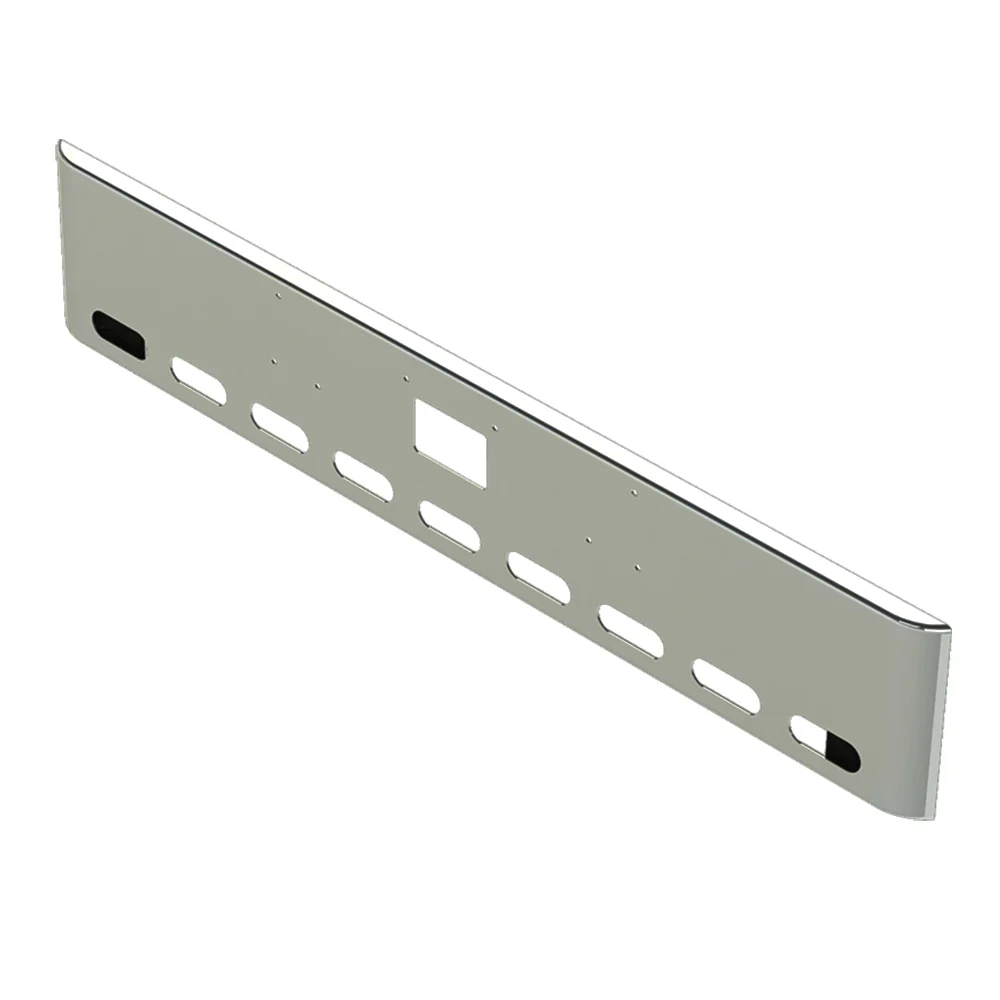 Peterbilt 378, 379 18" Texas Square Chrome Bumper - Image 2