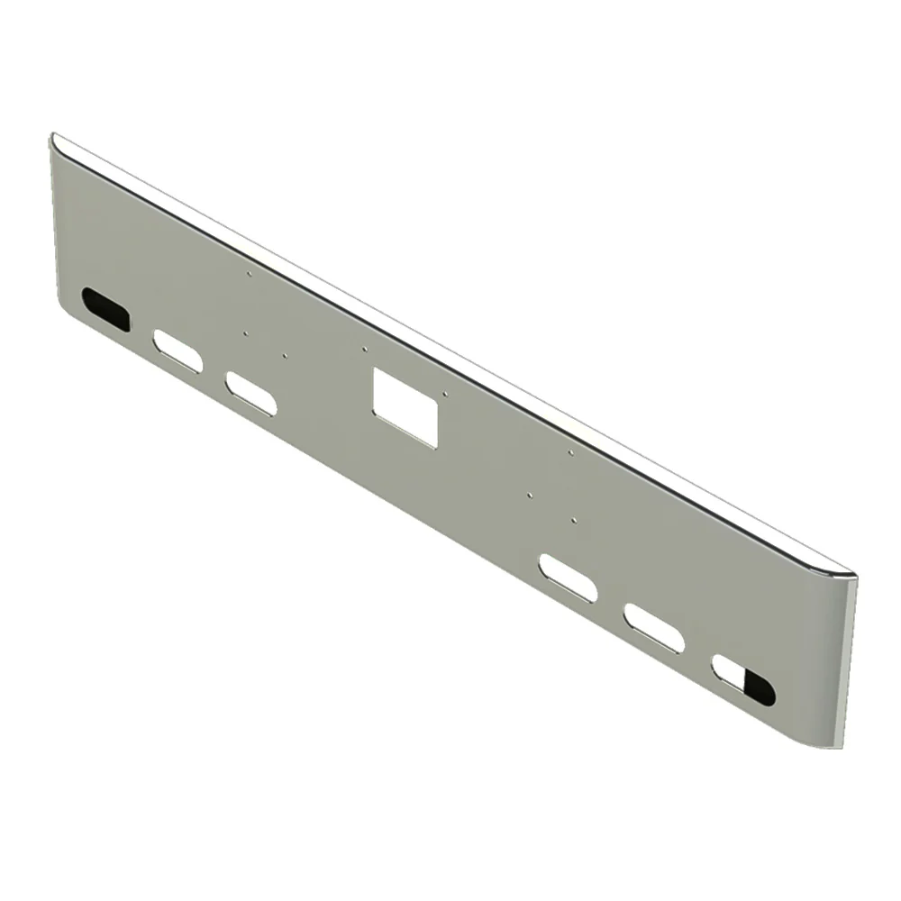 Peterbilt 378, 379 18" Texas Square Chrome Bumper - Image 3