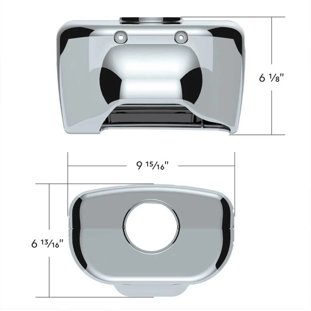 Peterbilt 378, 379, 386, 388, 389, Kenworth T600, W900L Upper Steering Column Cover - Image 3