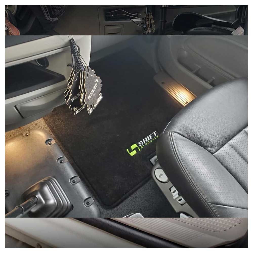 Peterbilt 379, 388, 389 Black Carpet Floor Mats - Image 3