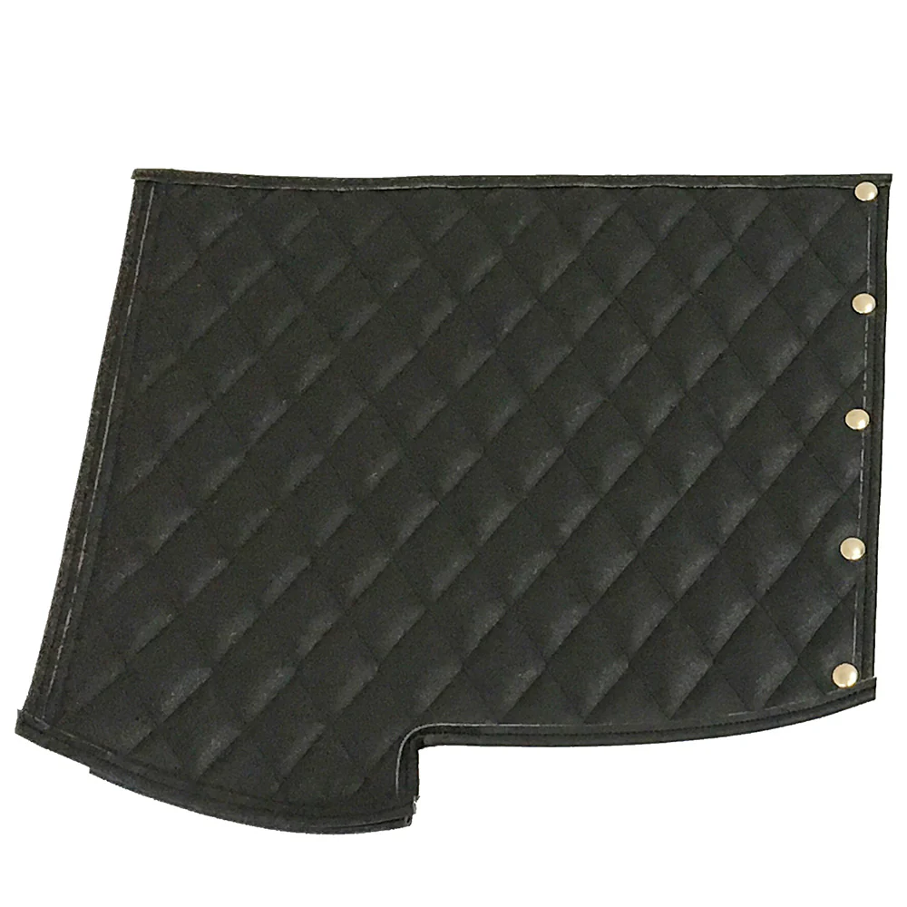 Peterbilt 379 Black Quilted Fender Guards - Image 3