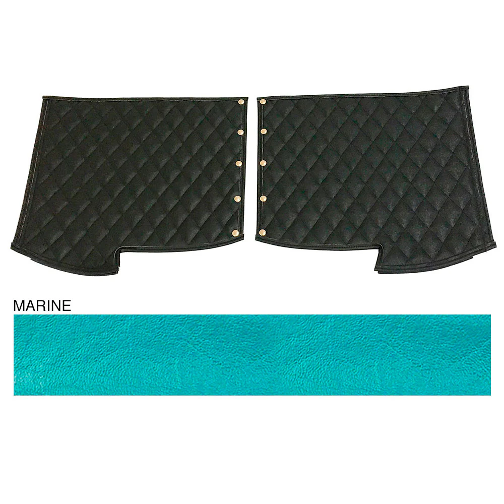 Peterbilt 379 Marine Quilted Fender Guards