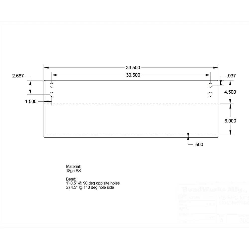 Peterbilt 379 Rear Frame Cover for Steel Crossmember - Image 4