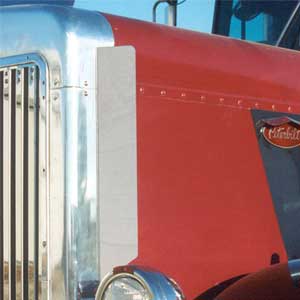 Peterbilt 379 Side Grill Air Deflectors