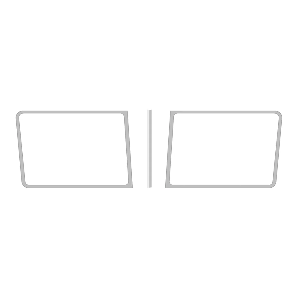 Peterbilt 379 Stainless Steel Windshield Trim - Image 3