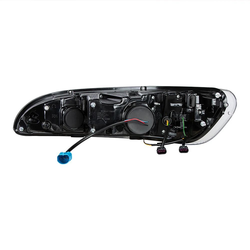 Peterbilt 382, 384, 386, 387 Chrome Projection Headlight with LED DRL and Sequential Turn Signal - Image 9