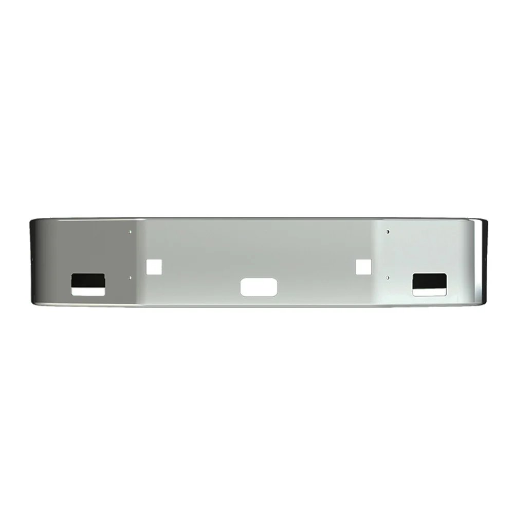 Peterbilt 386 16" Set Back Axle Chrome Bumper - Image 2