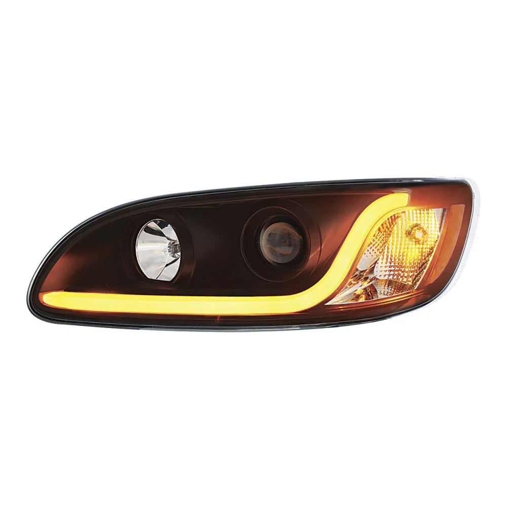 Peterbilt 382, 384, 386, 387 Black Projection Headlight