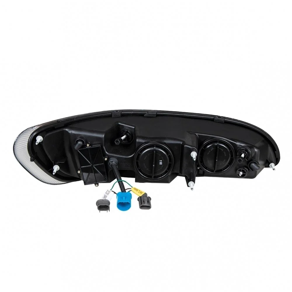 Peterbilt Chrome Projection Headlight with LED Position and Turn Signal Lights - Image 4