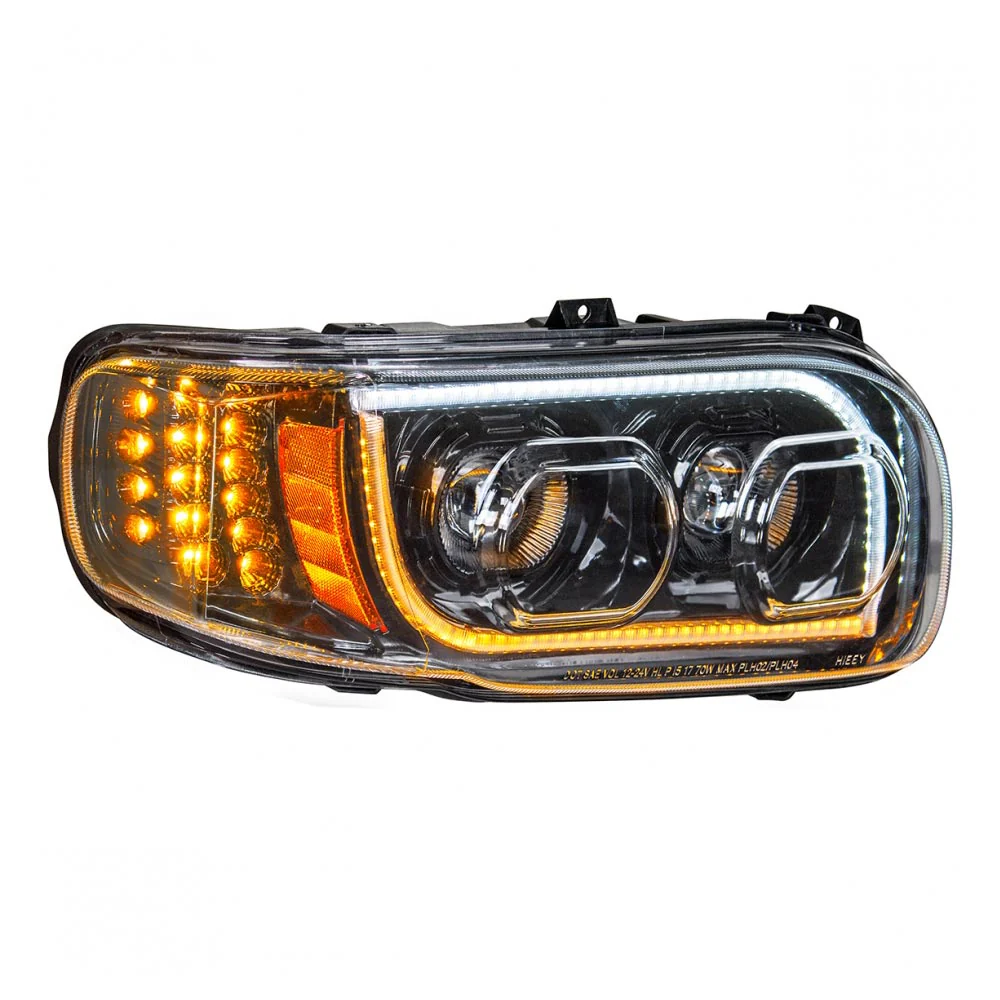 Peterbilt 388, 389, 567 Blackout LED Headlight with Turn Signal & Position Light - Image 10