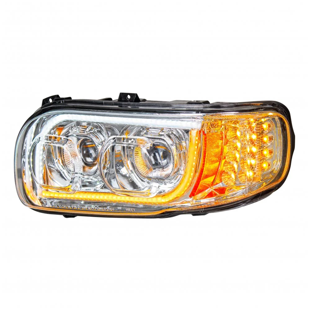 Peterbilt 388, 389, 567 Chrome LED Headlight