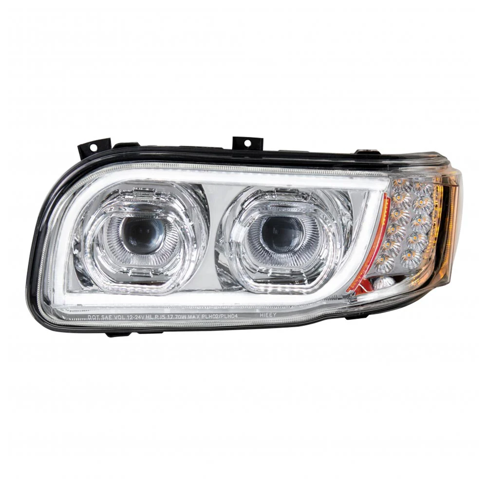 Peterbilt 388, 389, 567 Chrome LED Headlight - Image 5