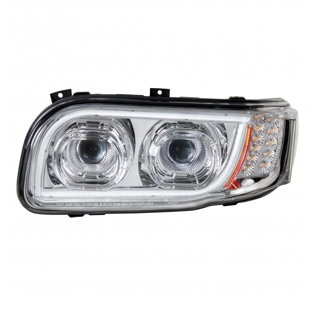 Peterbilt 388, 389, 567 Chrome LED Headlight - Image 6