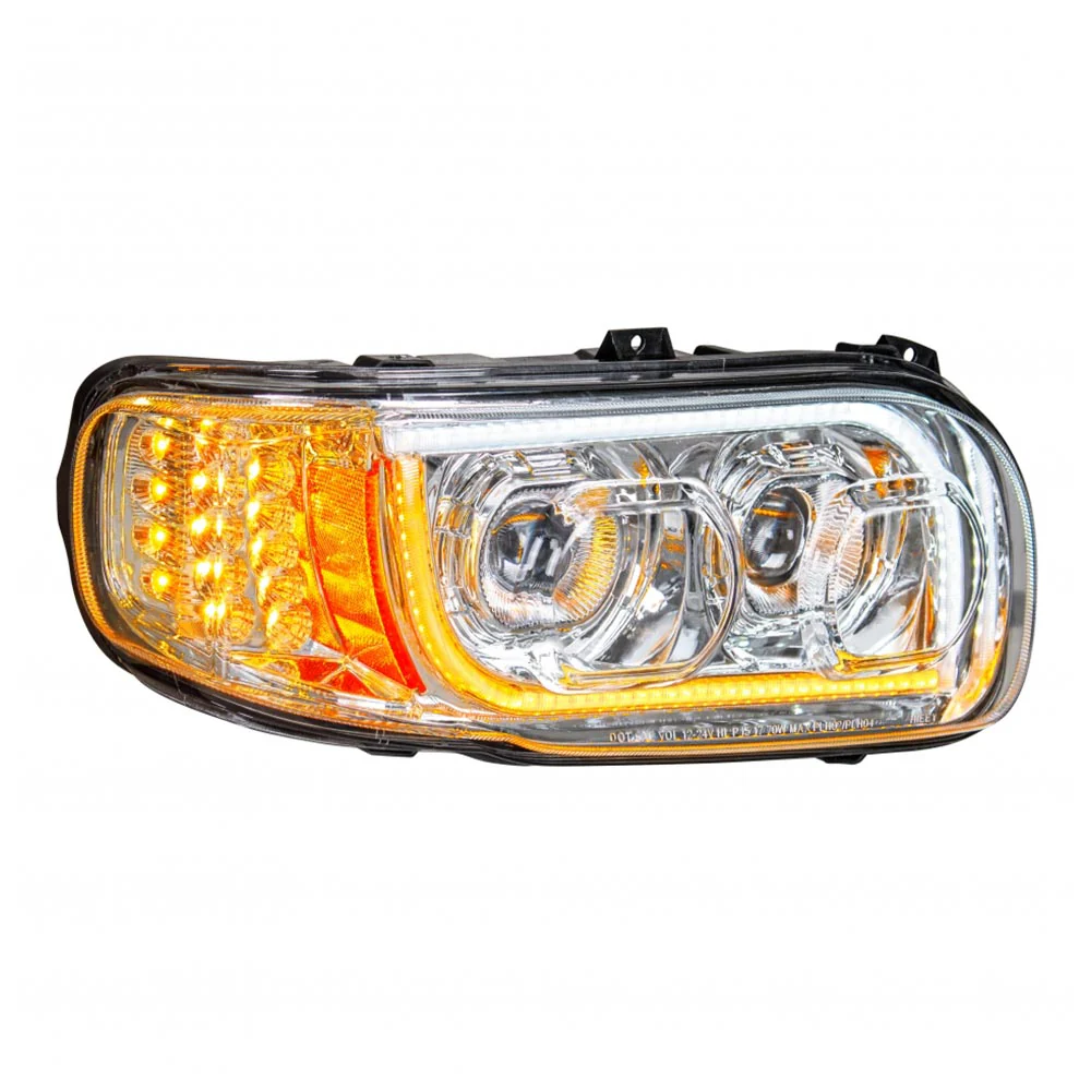 Peterbilt 388, 389, 567 Chrome LED Headlight - Image 9