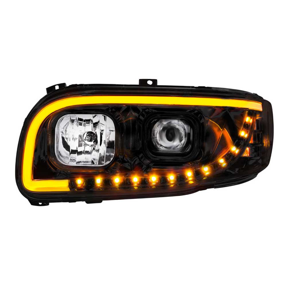 Peterbilt 388, 389, 567 Projection Headlight with LED Turn Signal & Position Light Bar - Image 12