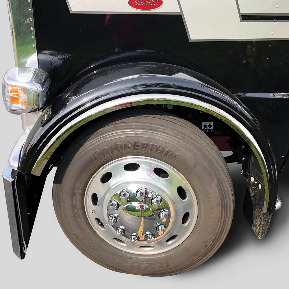 Peterbilt 389, 379 Stainless Steel Fenderettes