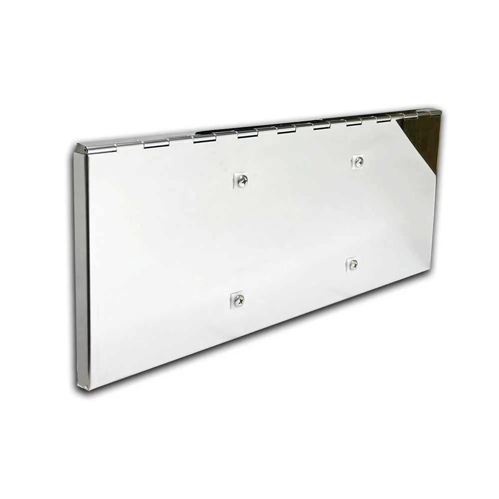 Peterbilt 389, 388 Stainless Steel License Plate Holder - Image 2