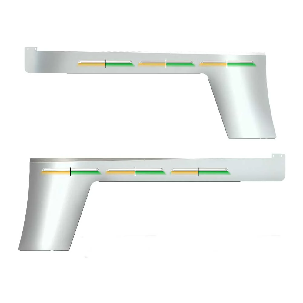 Peterbilt 389 Cab & Cowl Panels with Dual LED Glow Strips - Image 2