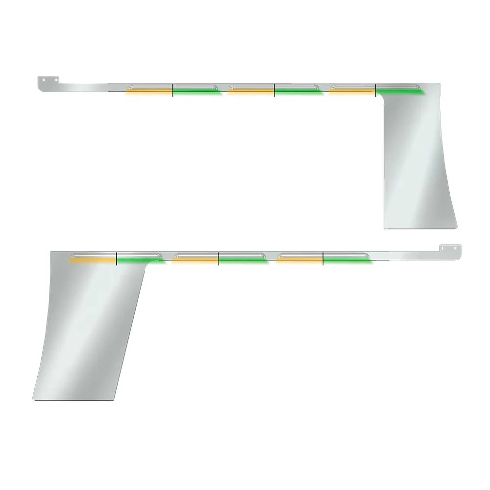 Peterbilt 389 Cab & Cowl Panels with LED Dual Glow Strips - Image 2