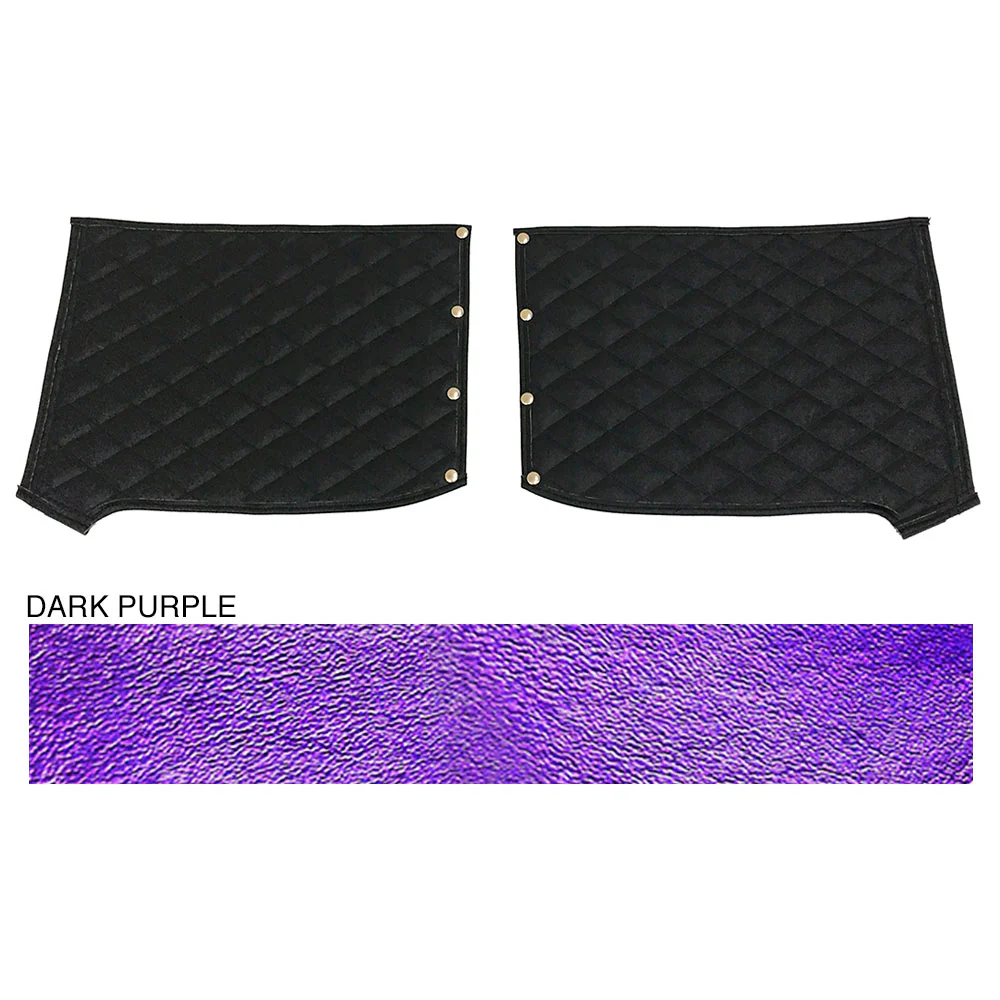 Peterbilt 389 Dark Purple Quilted Fender Guards