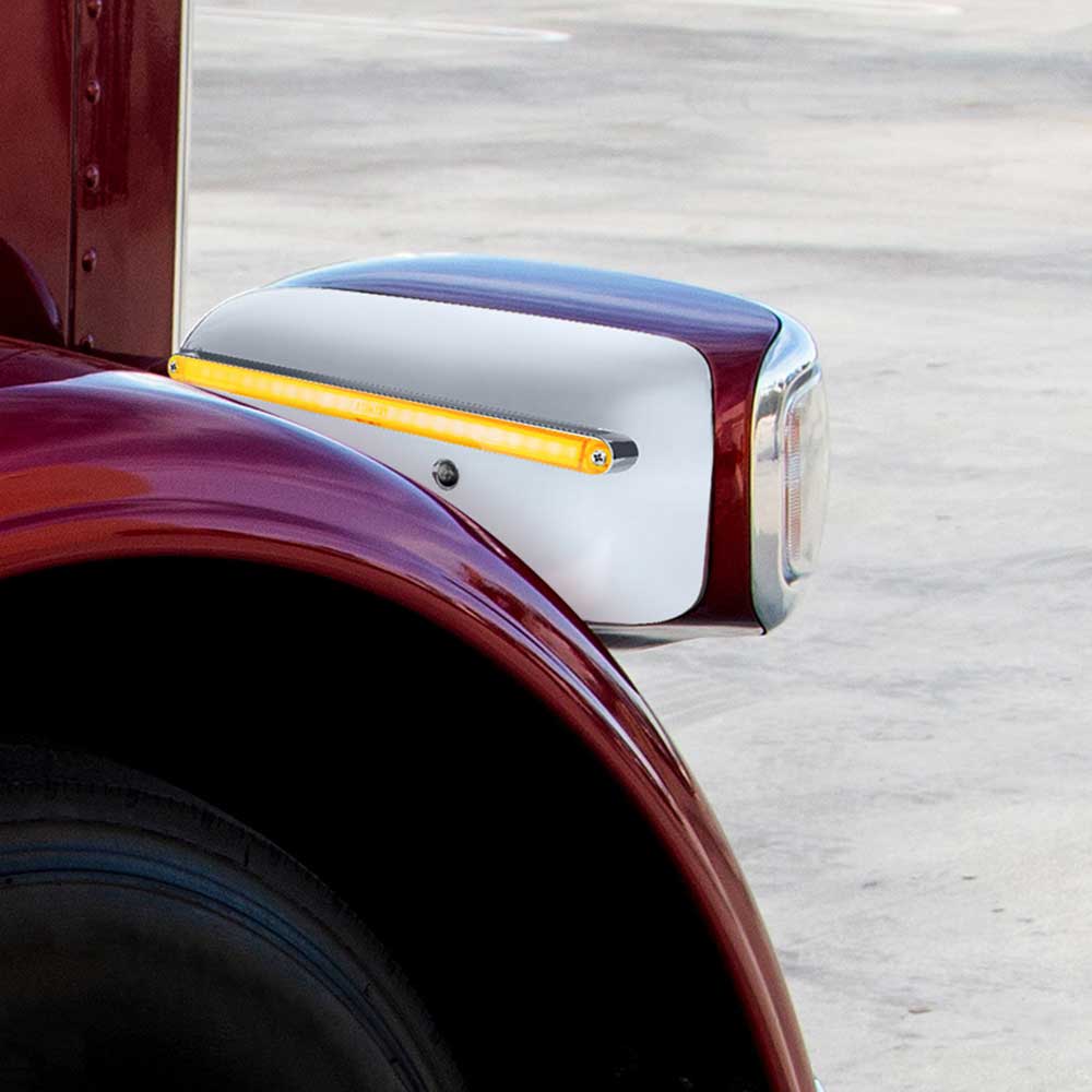 Peterbilt 389 Glolight Rear Headlight Housing Cover with 24 LEDs - Image 10