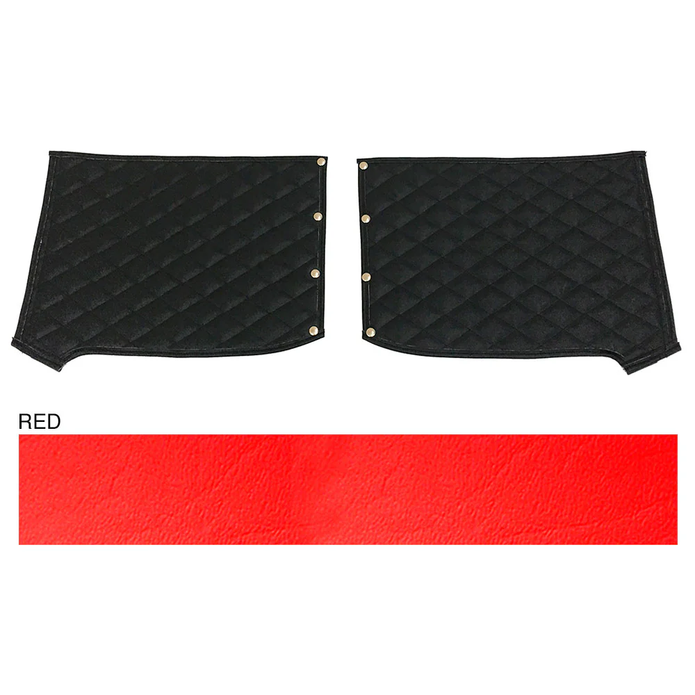 Peterbilt 389 Red Quilted Fender Guards