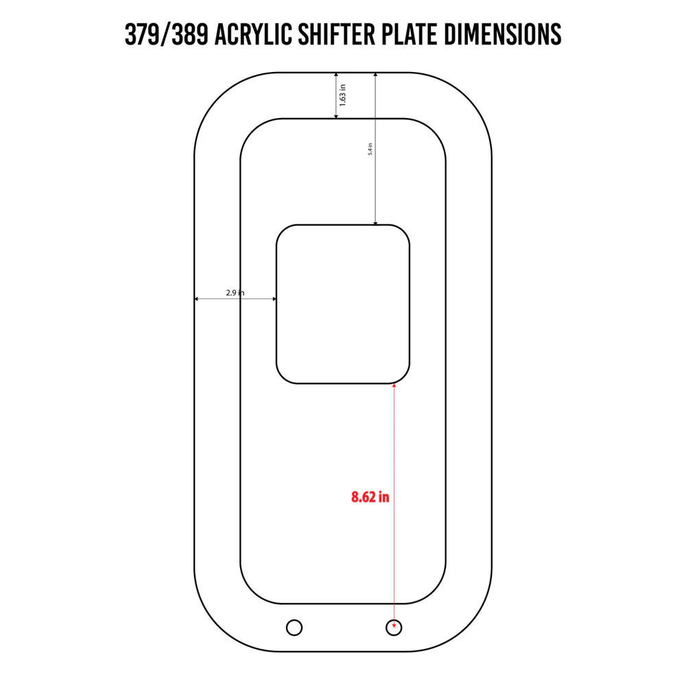 Peterbilt 389X RGB LED Shifter Plate - Version 2 - Image 4