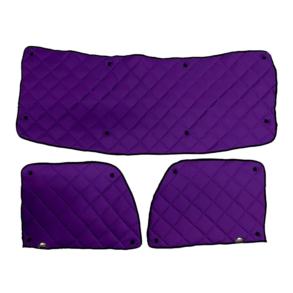 Peterbilt 567, 579, 589 ZenEclipse Blackout Window Covers "“ Purple