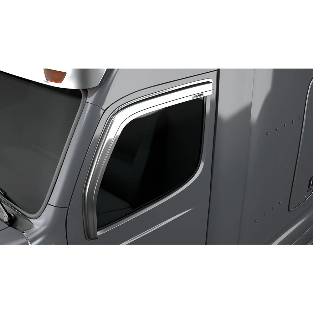 Peterbilt 567, 579 Chrome Ventvisors - Image 3