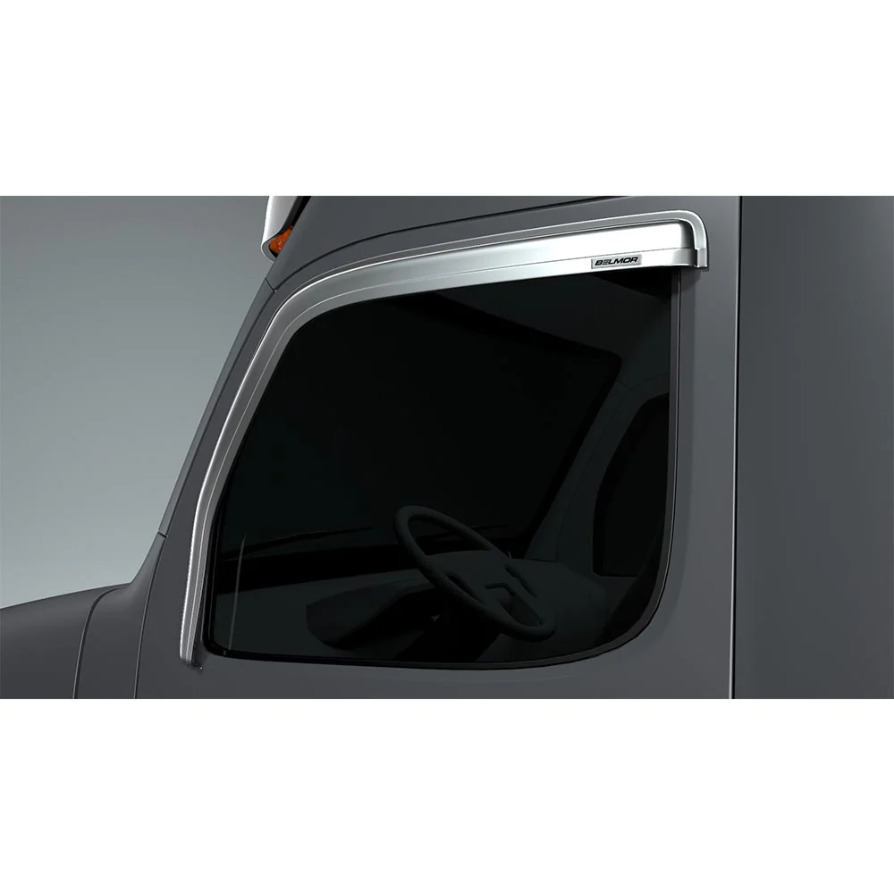 Peterbilt 567, 579 Chrome Ventvisors - Image 4