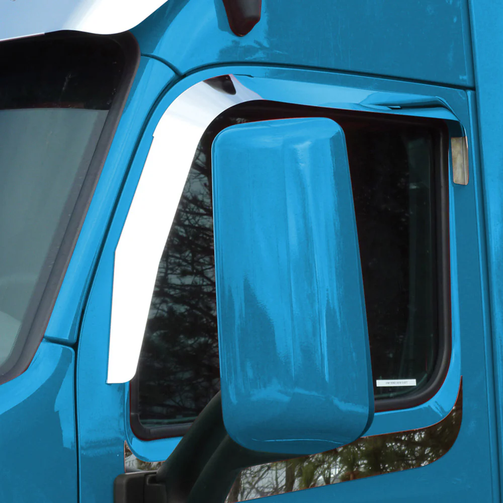 Peterbilt 567, 579, Kenworth T680, T880, W900 Stainless Steel Window Shades
