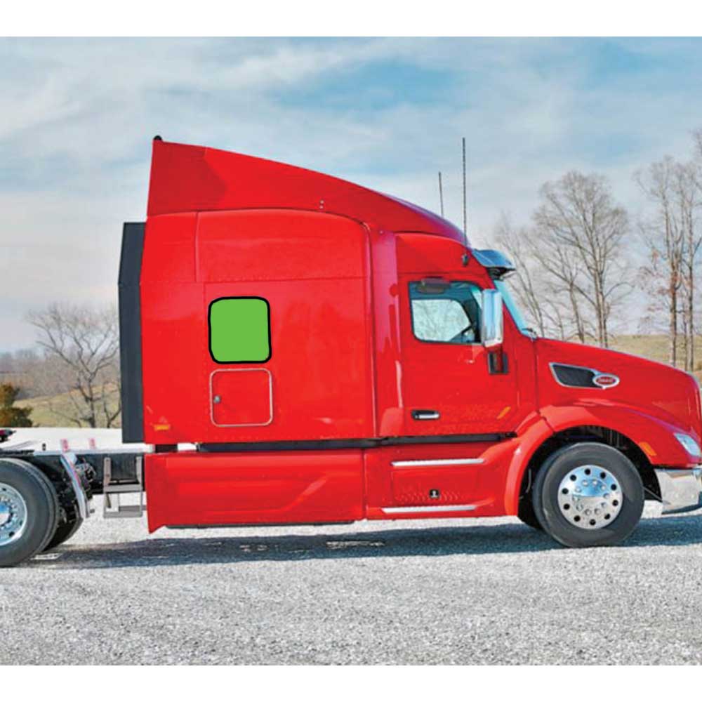 Peterbilt 567, 579 ZenEclipse Lower Bunk Window Cover DS - Grey - Image 2