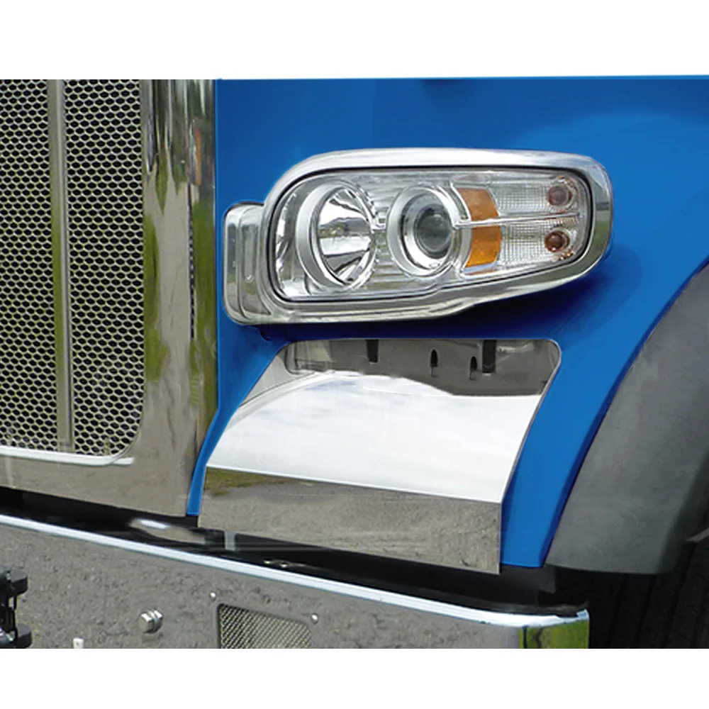 Peterbilt 567 Stainless Steel Fender Guards - 2013 and Newer